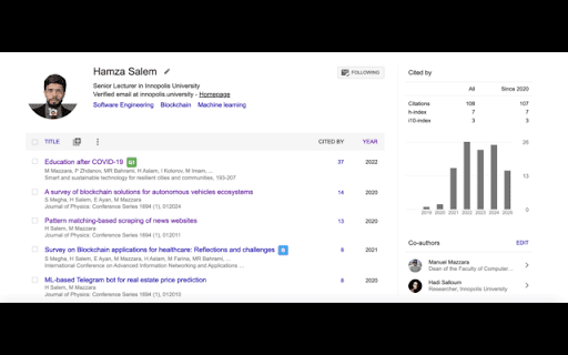 Scholar Rank screenshot 1