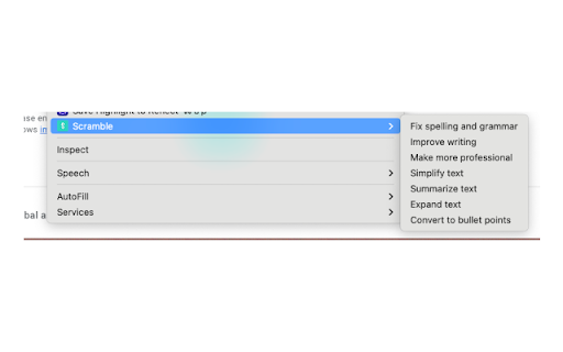 Scramble screenshot 1