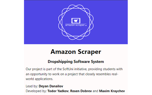 Scraper screenshot 1