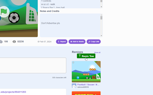 ScratchRemixTree screenshot 1