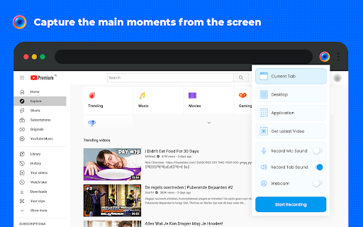 Screen Recorder and Screenshot Tool for Chrome screenshot 1