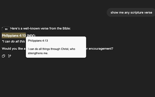 Scripture Verse Popup Preview ESV screenshot 1
