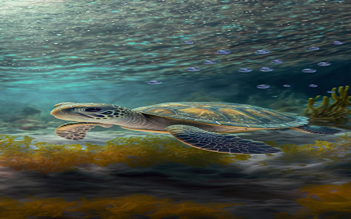 Sea turtle wallpaper screenshot 1