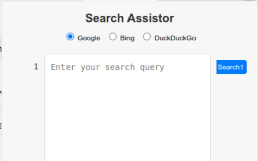 Search Assistor screenshot 1