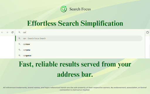 Search Focus screenshot 1