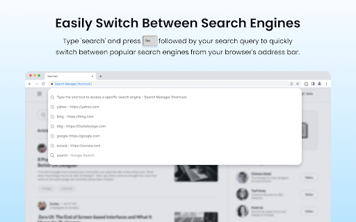Search Manager by My Secure Search screenshot 1