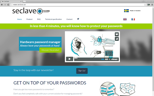 Seclave Chrome App screenshot 1