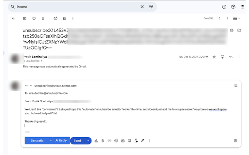 Seek - Email Reply Assistant screenshot 1