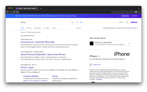 SeekThatOnline - Access to favorite sites screenshot 1