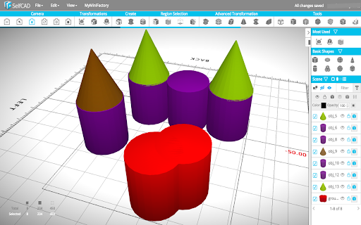 SelfCAD screenshot 1