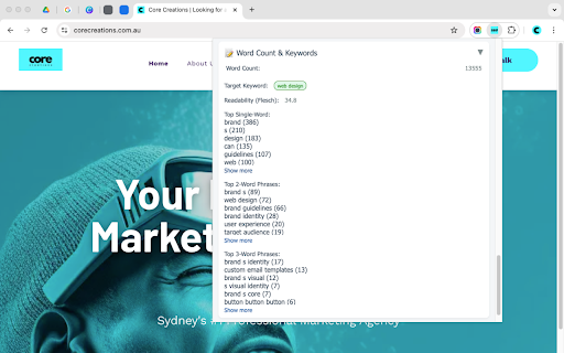 SEO Analyser screenshot 1