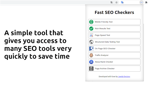 seo check & analyse tools screenshot 1