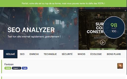 SEO Check by altitude-dev.com screenshot 1
