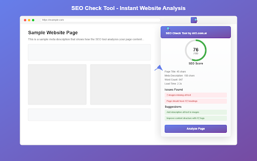 SEO Check Tool screenshot 1