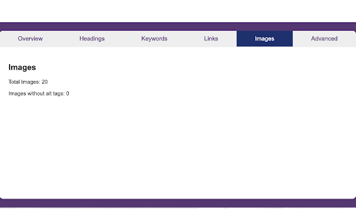 SEO Extension screenshot 1