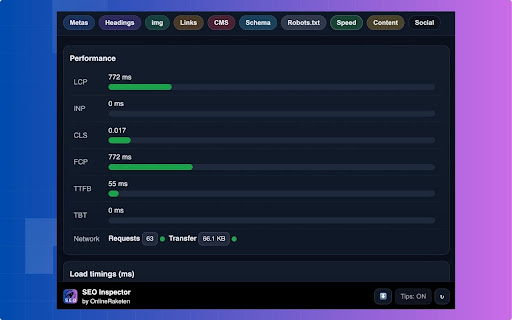 SEO Inspector screenshot 1