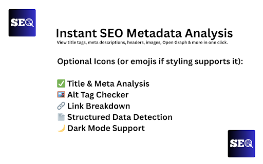 SEO META SNAP screenshot 1
