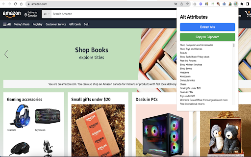 SEO Web Image Alt Text Scraper and Extractor screenshot 1