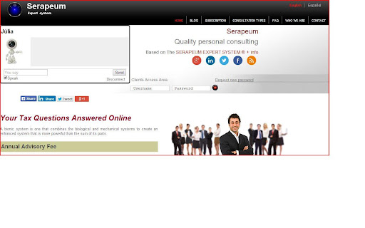 Serapeum Chrome App screenshot 1