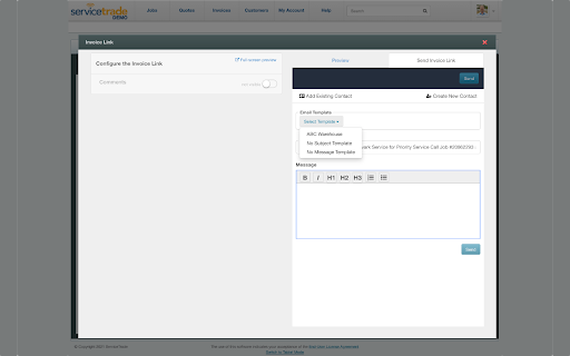ServiceTrade Extender screenshot 1