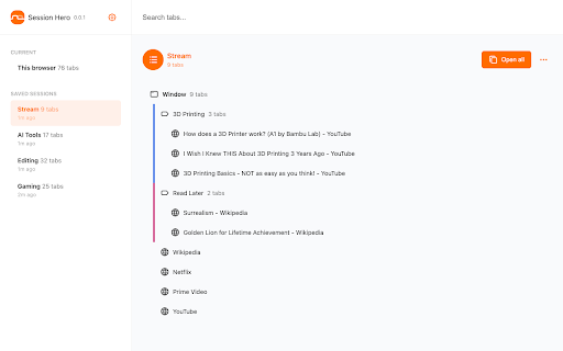 Session Hero screenshot 1