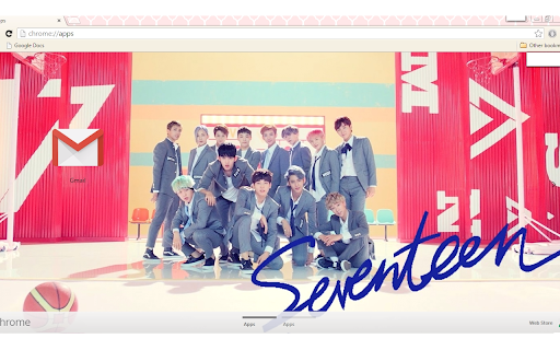 Seventeen Mansae Theme screenshot 1