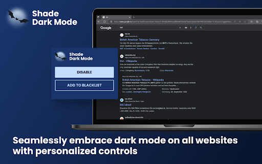 Shade Dark Mode screenshot 1