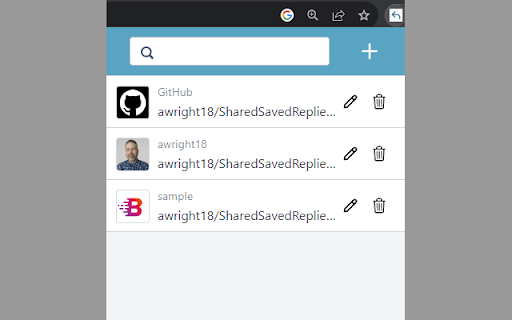 Shared Saved Replies screenshot 1