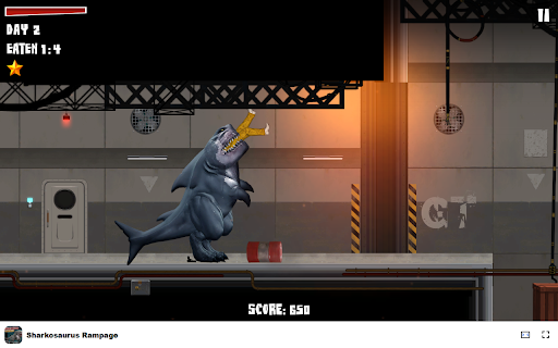 Sharkosaurus Rampage - Adventure & Monster & Simulation Game screenshot 1