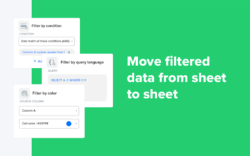 Sheetgo | Connect, Filter, Merge, Excel, CSV screenshot 1