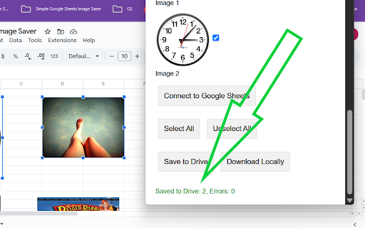Sheets Image Exporter screenshot 1