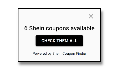 Shein Coupon Finder screenshot 1