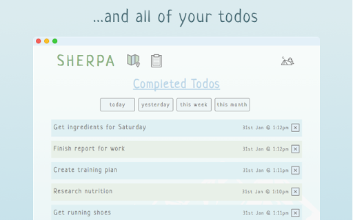 Sherpa - Todo App screenshot 1