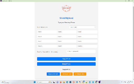 ShieldMySeed screenshot 1