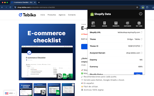 Shop Detector by Tebiko screenshot 1