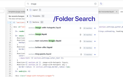 Shopify Code / Theme Search - Free & Fast screenshot 1