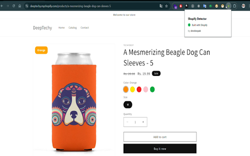 Shopify Detector screenshot 1