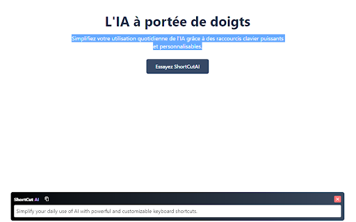 ShortCut AI screenshot 1