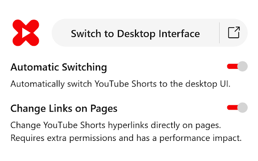 Shorts Deflector screenshot 1