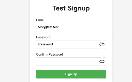 Show Password Extension screenshot 1