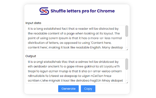 Shuffle letters pro for chrome screenshot 1
