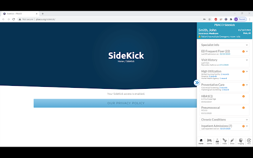 Sidekick screenshot 1