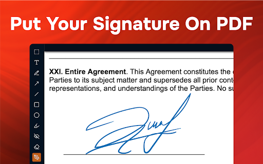 Signature on PDF screenshot 1