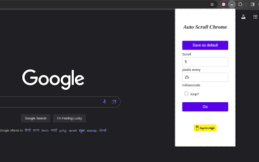 Simple Autoscroll screenshot 1