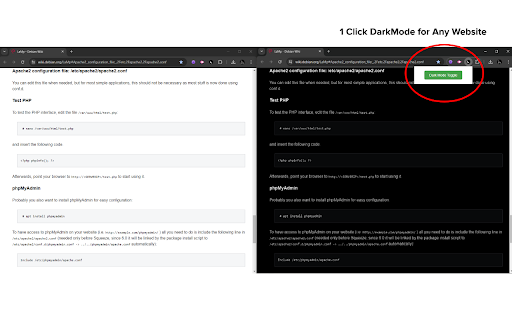 Simple Dark Mode screenshot 1