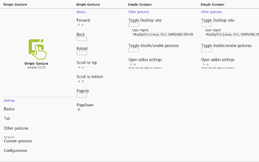 Simple Gesture screenshot 1