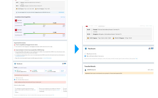 Simple MakeMyTrip screenshot 1