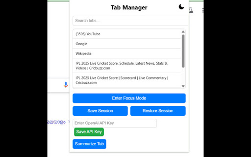 Simple Tab Manager screenshot 1