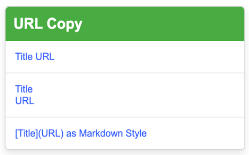Simple url copy screenshot 1
