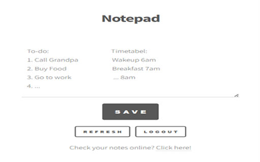 SimpleNotes.cc Extension screenshot 1